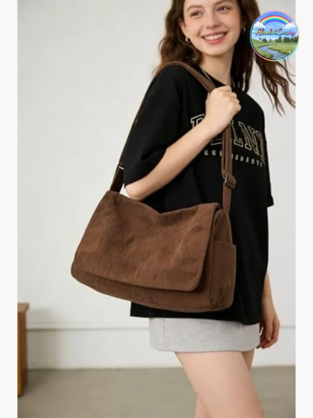 Canvas Messenger Bag Crossbody Shoulder Sling Satchel Vintage for Women Men